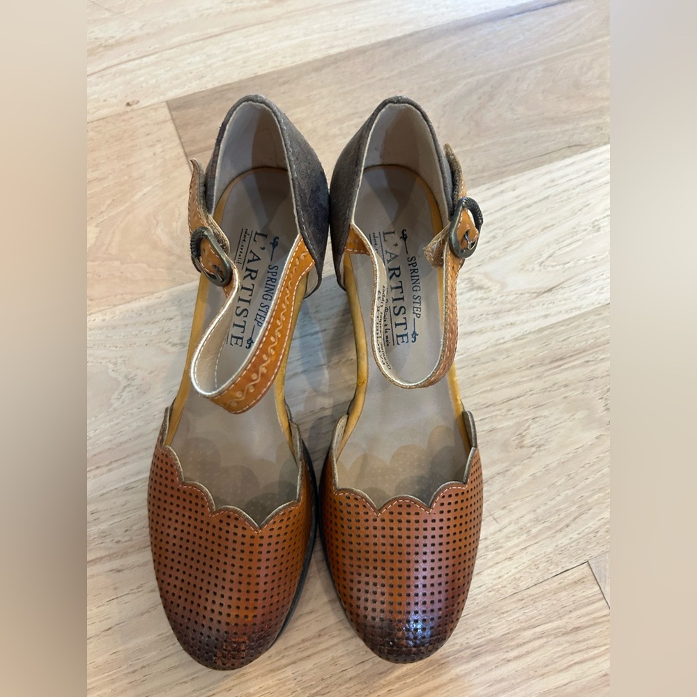L’ atiste leather heels size 37 or 6.5 - Picture 5 of 6